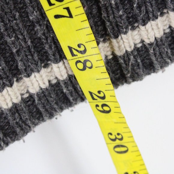 Mantaray Jacket Mens Gray Knit Heavyweight Full Zip Hooded Cotton Blend Medium M - Picture 9 of 9